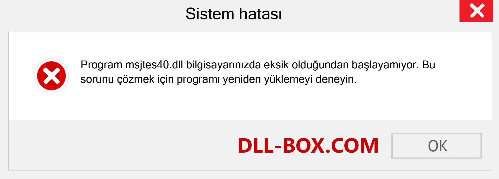 msjtes40.dll dosyası eksik mi? Windows 7, 8, 10 için İndirin - Windows'ta msjtes40 dll Eksik Hatasını Düzeltin, fotoğraflar, resimler